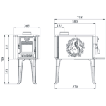 Litinová kamna Morso 2B standart